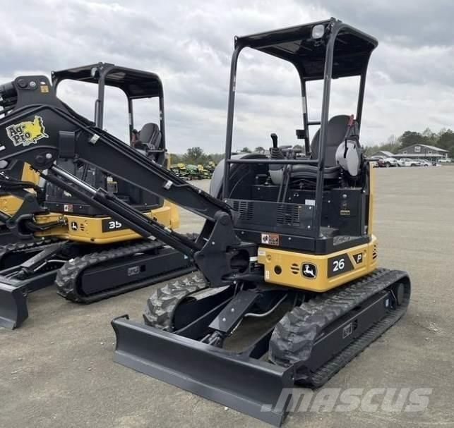 John Deere 26 P ミニ油圧ショベル 7t以下（ミニユンボ・ミニディガー）