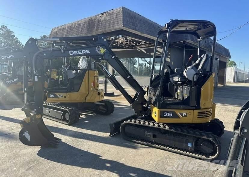 John Deere 26 P ミニ油圧ショベル 7t以下（ミニユンボ・ミニディガー）