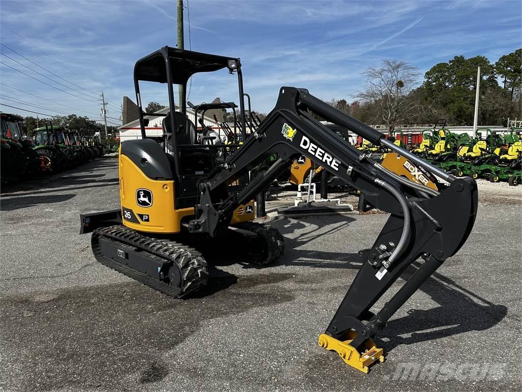 John Deere 26 P ミニ油圧ショベル 7t以下（ミニユンボ・ミニディガー）