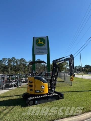 John Deere 26 P ミニ油圧ショベル 7t以下（ミニユンボ・ミニディガー）