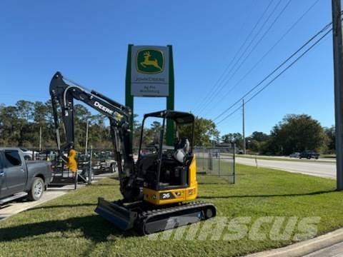 John Deere 26 P ミニ油圧ショベル 7t以下（ミニユンボ・ミニディガー）