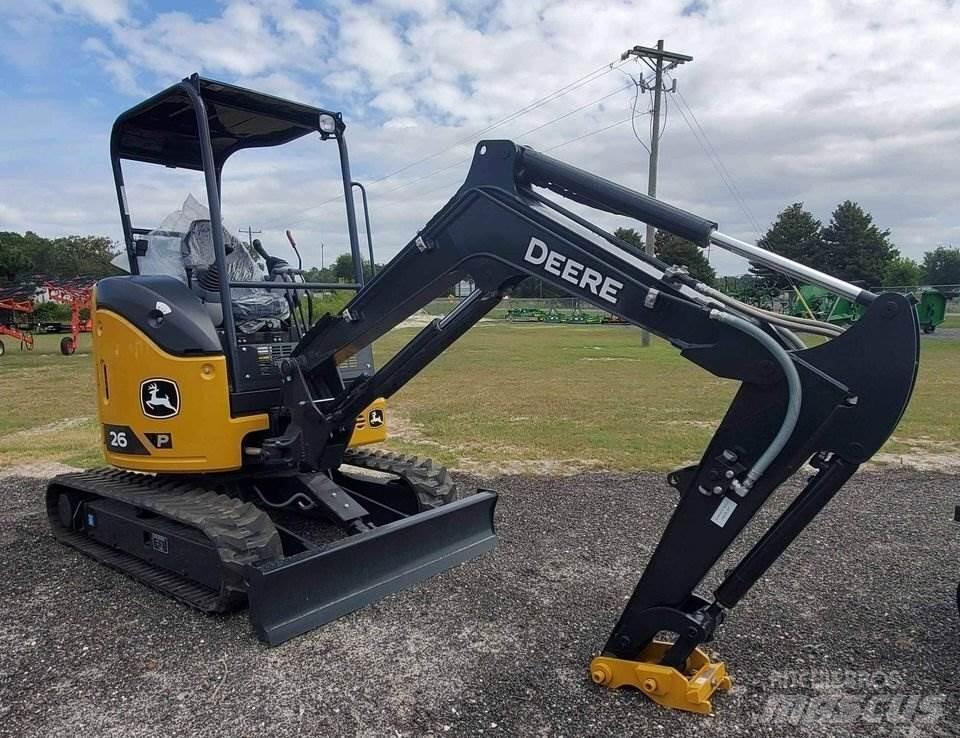 John Deere 26 P ミニ油圧ショベル 7t以下（ミニユンボ・ミニディガー）
