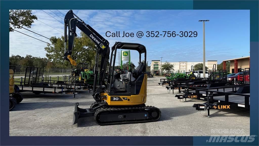 John Deere 30 P ミニ油圧ショベル 7t以下（ミニユンボ・ミニディガー）