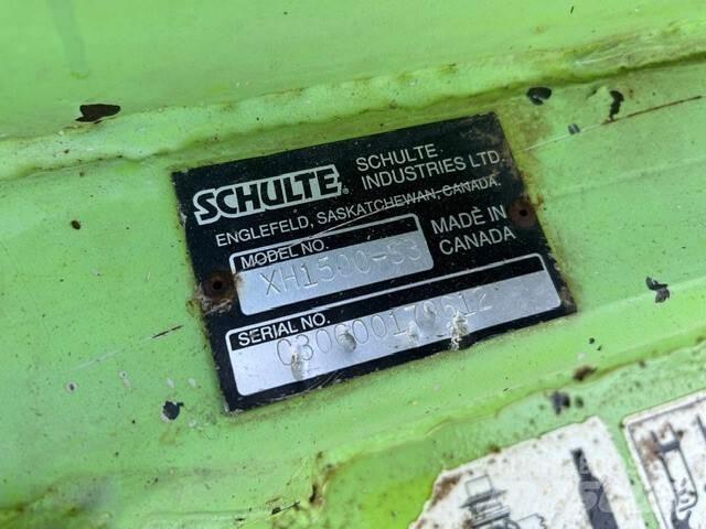 Schulte XH-1500 ベールシュレッダー、カッター、アンローラー