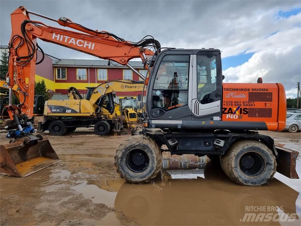 Hitachi ZX140W-3 ホイール式油圧ショベル（パワーショベル・ユンボ・バックホー）