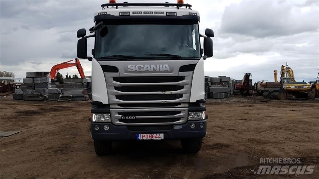 Scania G 490 スキップローダートラック