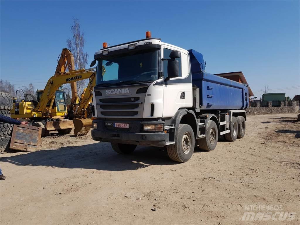 Scania G480 8x4 スキップローダートラック