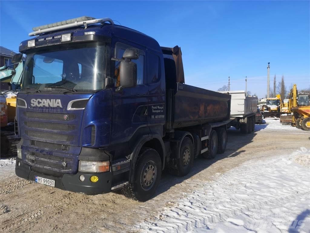 Scania R560 8x4 スキップローダートラック