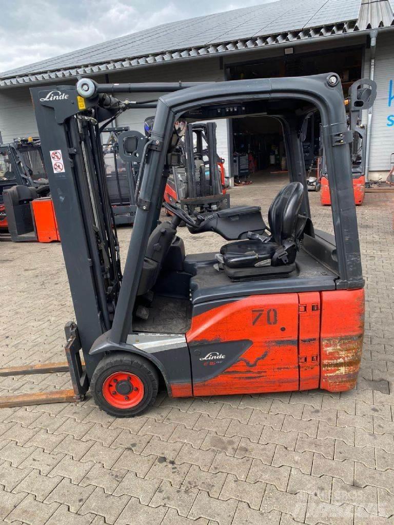 Linde E 16-02 バッテリーフォークリフト