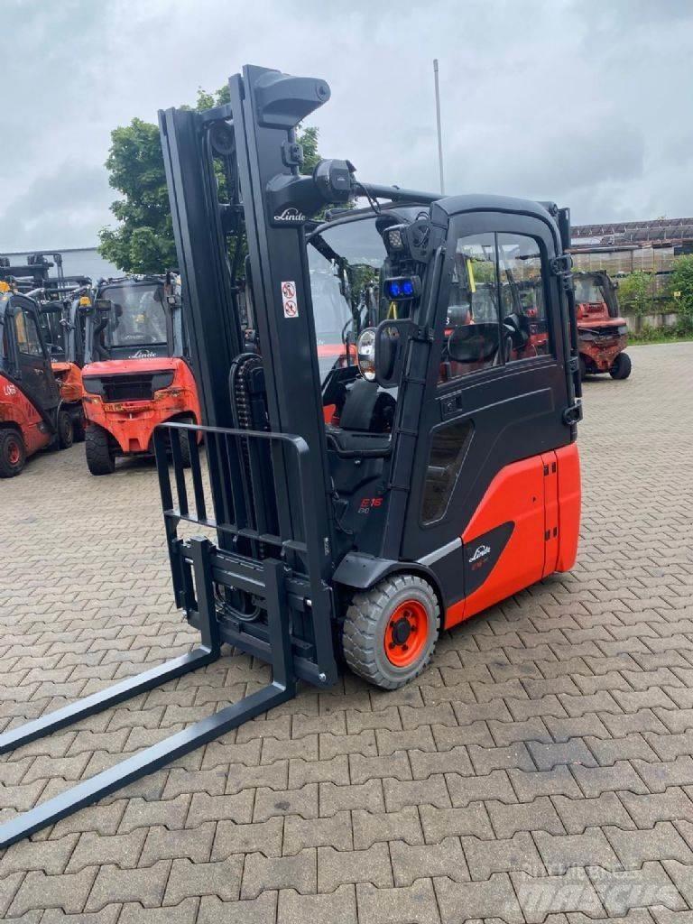 Linde E 16-02 バッテリーフォークリフト