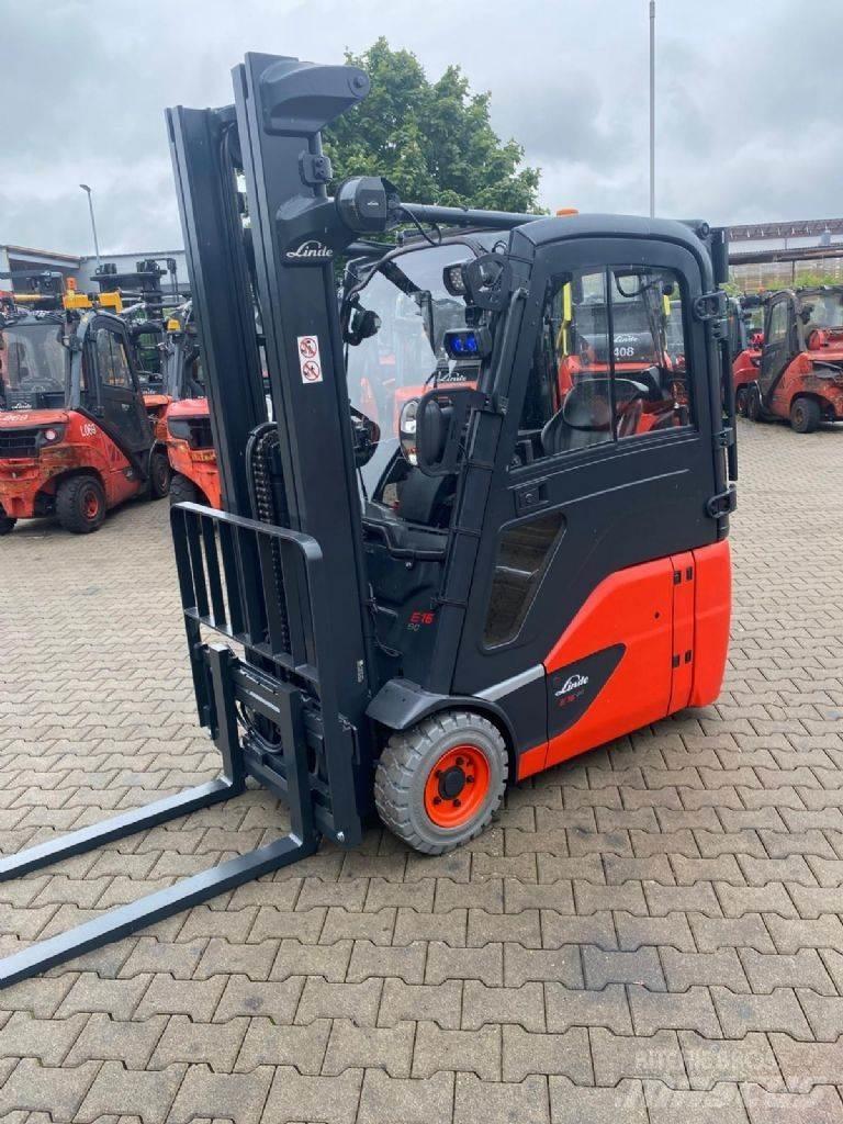 Linde E 16-02 バッテリーフォークリフト