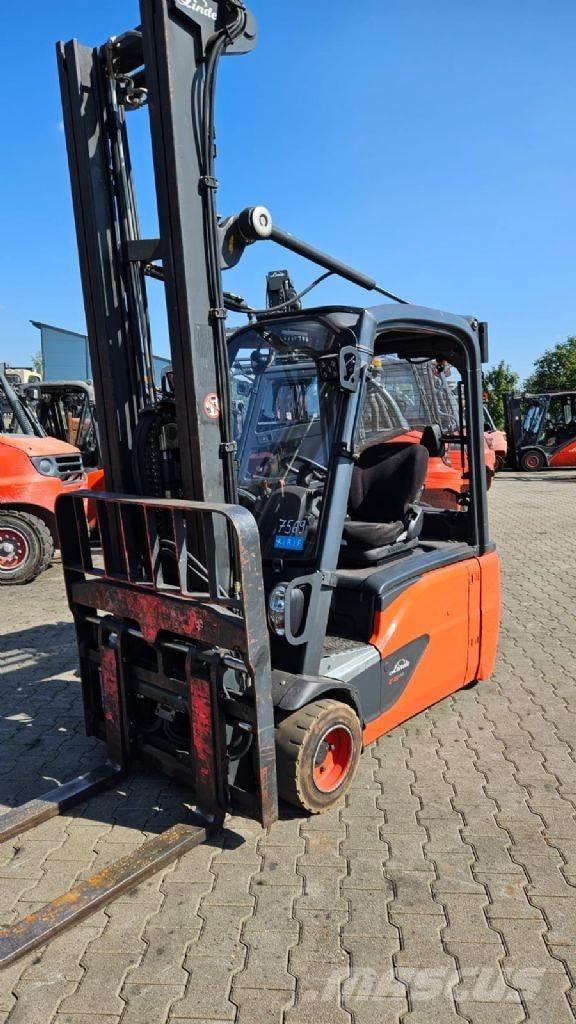 Linde E 18 L-02 バッテリーフォークリフト