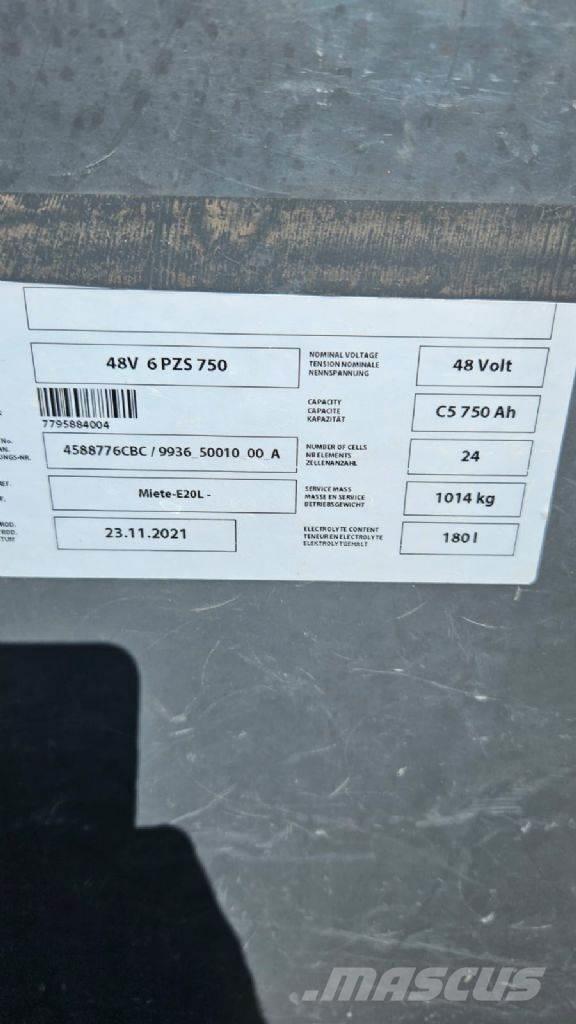 Linde E 18 L-02 バッテリーフォークリフト