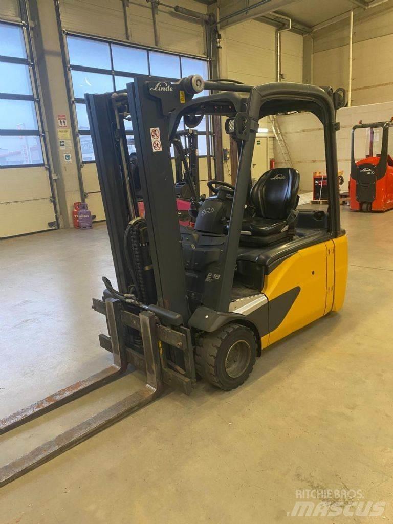 Linde E 18 L-02 バッテリーフォークリフト