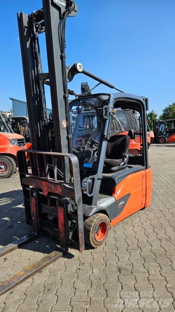 Linde E 18 L/386 バッテリーフォークリフト