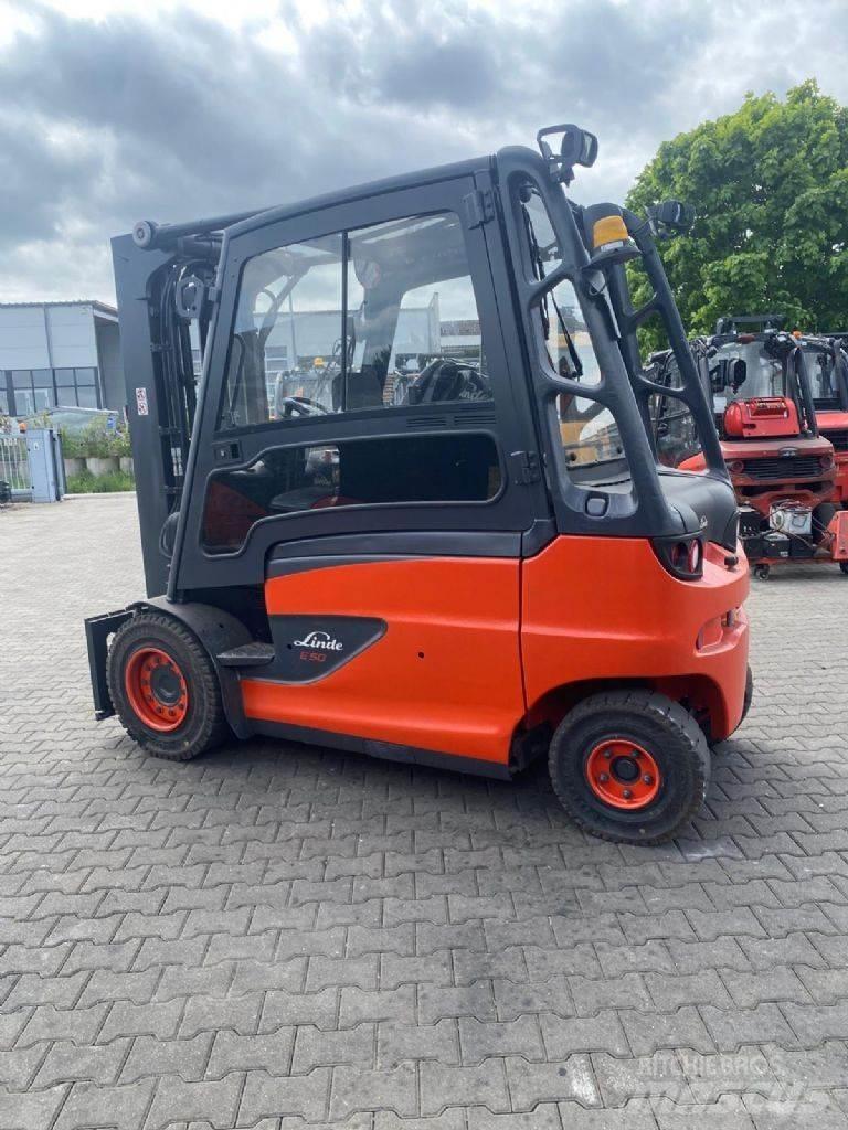 Linde E 50 HL-01 バッテリーフォークリフト