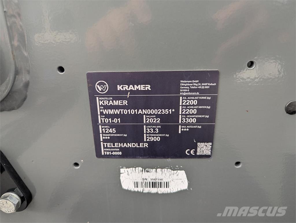 Kramer 1245 テレスコーピックハンドラー