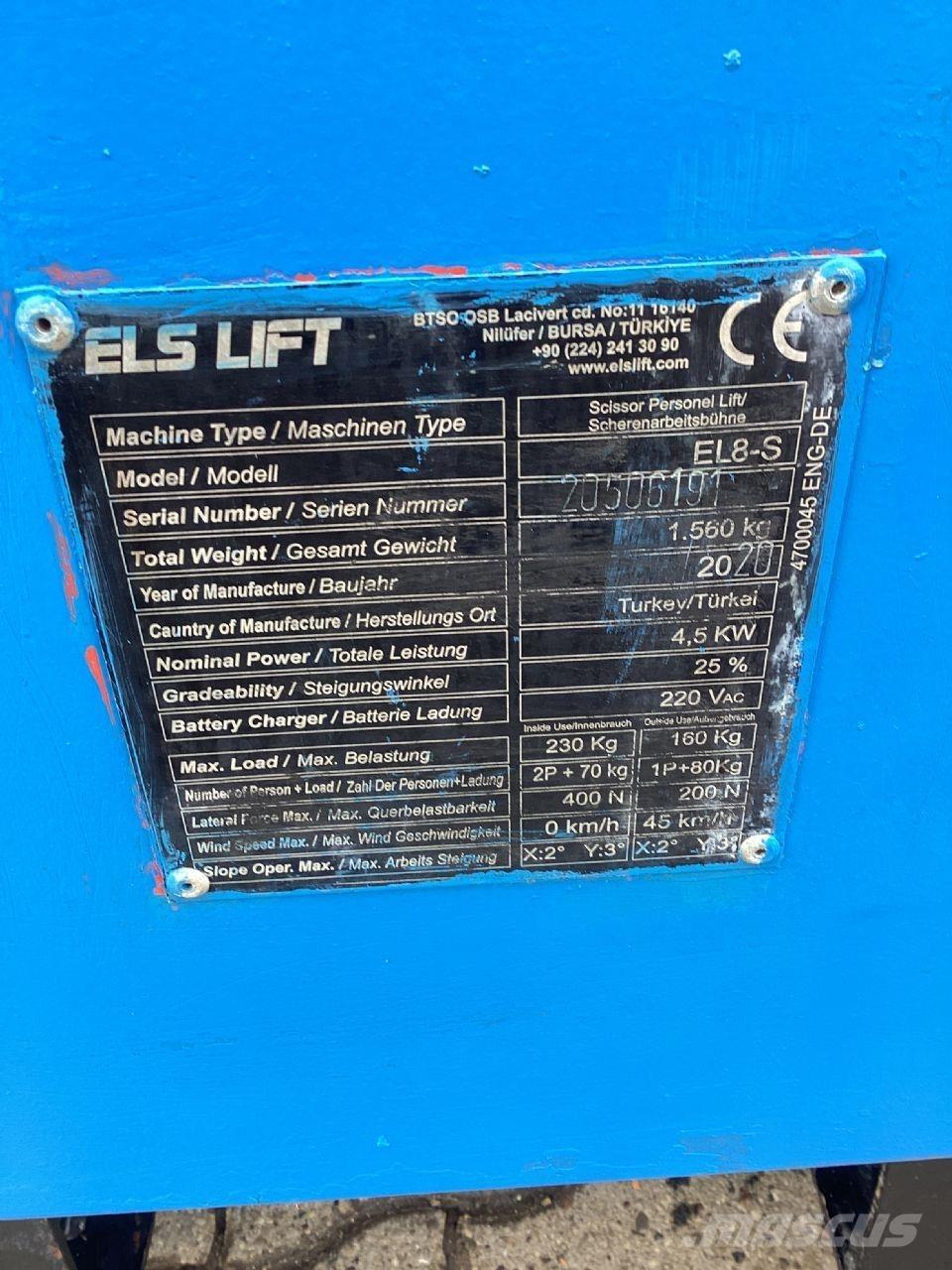 ELS LIFT EL8-S シザースリフト