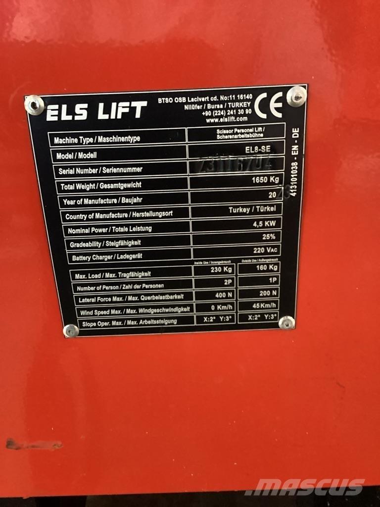 ELS LIFT EL8-SE シザースリフト