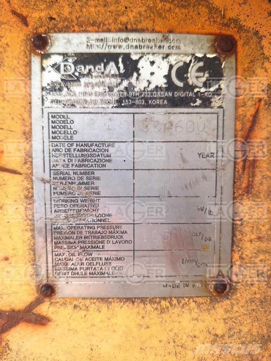 DANDA D&A 60V 油圧パイルハンマー