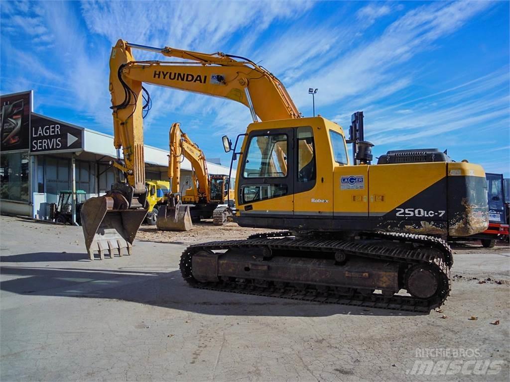 Hyundai R250LC-7 大型油圧ショベル12t以上（パワーショベル・ユンボ）
