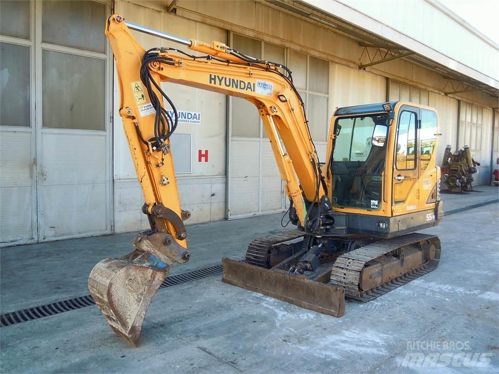 Hyundai R55-9 ミニ油圧ショベル 7t以下（ミニユンボ・ミニディガー）