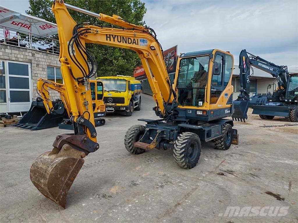 Hyundai R55W-9 ミニ油圧ショベル 7t以下（ミニユンボ・ミニディガー）