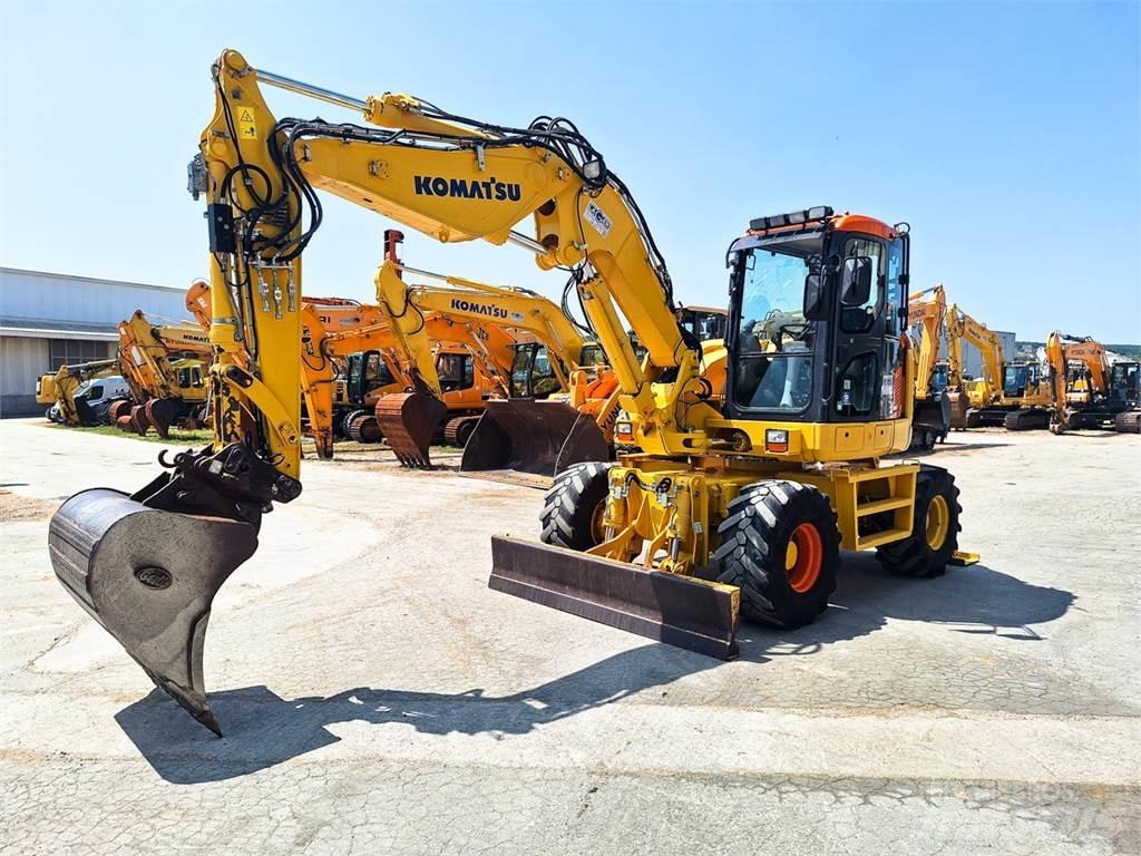 Komatsu PW118MR-8 ホイール式油圧ショベル（パワーショベル・ユンボ・バックホー）