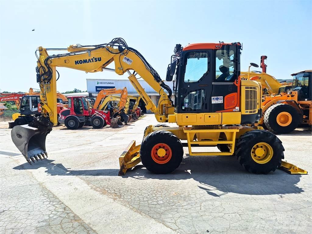Komatsu PW118MR-8 ホイール式油圧ショベル（パワーショベル・ユンボ・バックホー）