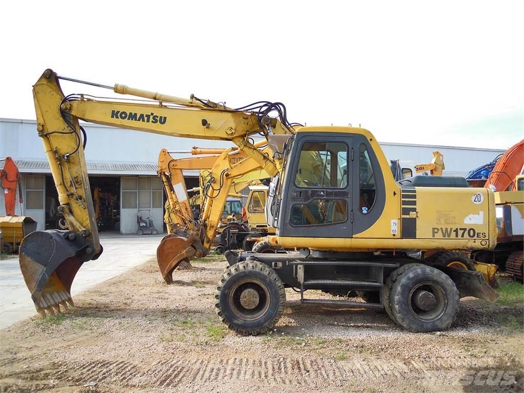 Komatsu PW170ES-6K ホイール式油圧ショベル（パワーショベル・ユンボ・バックホー）