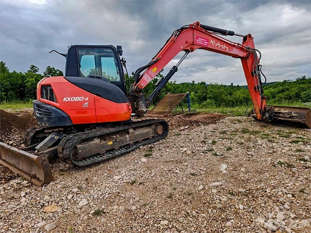 Kubota KX080-4 ミニ油圧ショベル 7t以下（ミニユンボ・ミニディガー）