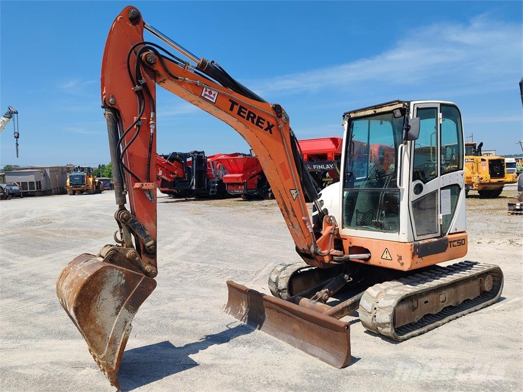 Terex TC50 ミニ油圧ショベル 7t以下（ミニユンボ・ミニディガー）