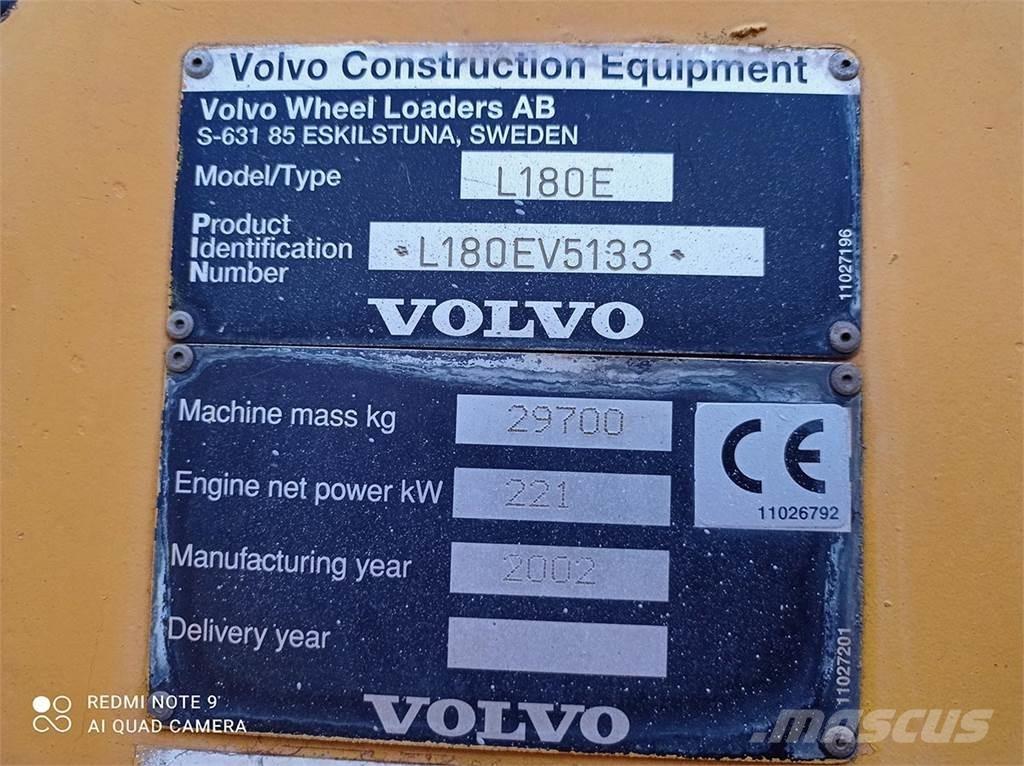 Volvo L180E ホイールローダー・タイヤショベル
