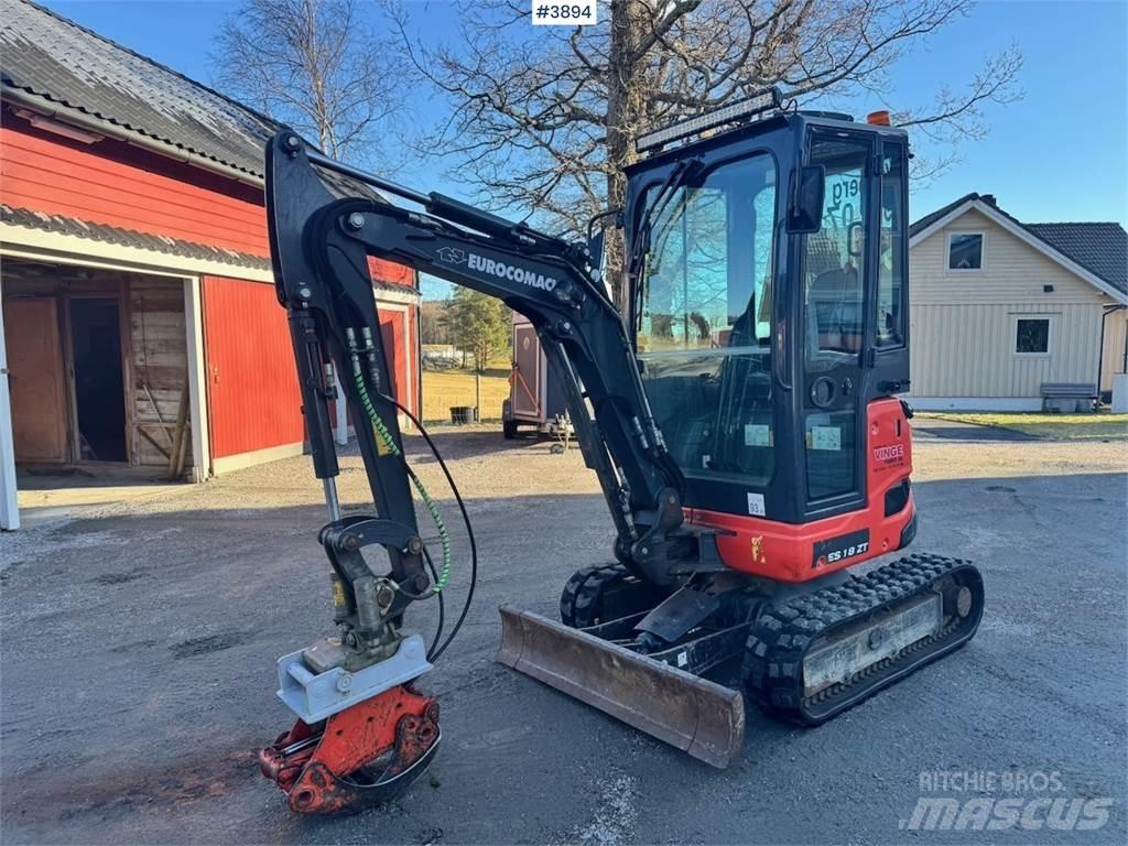 Euromach ES18ZT 大型油圧ショベル12t以上（パワーショベル・ユンボ）