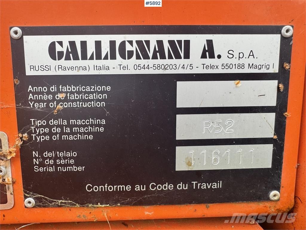 Gallignani R52 その他収穫設備