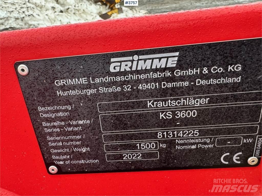 Grimme KS3600 その他部品