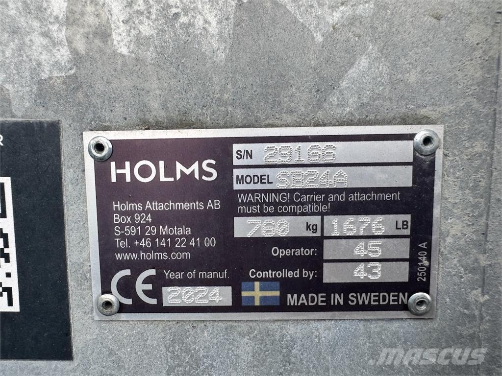 Holms SB24A スノーブレードとプラウ