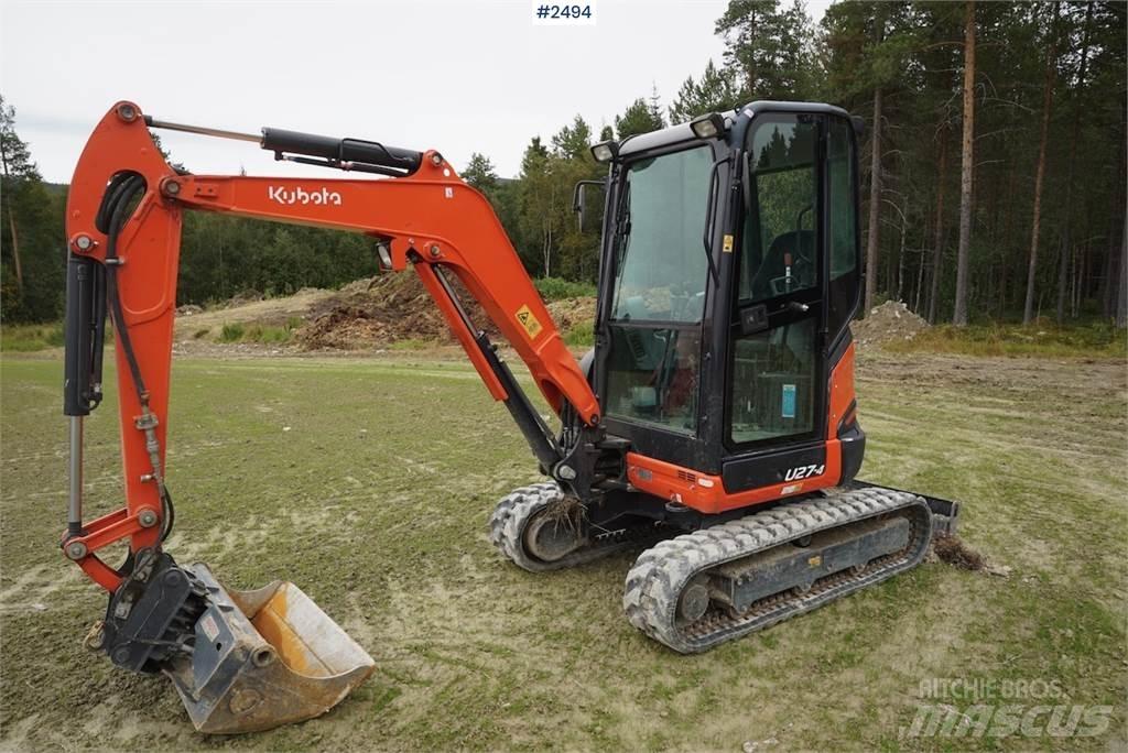 Kubota U27-4 大型油圧ショベル12t以上（パワーショベル・ユンボ）