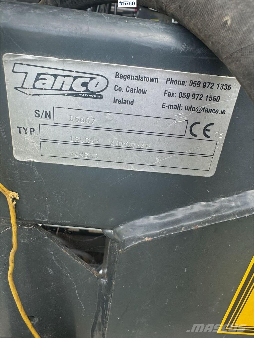 Tanco 1300SM その他収穫設備