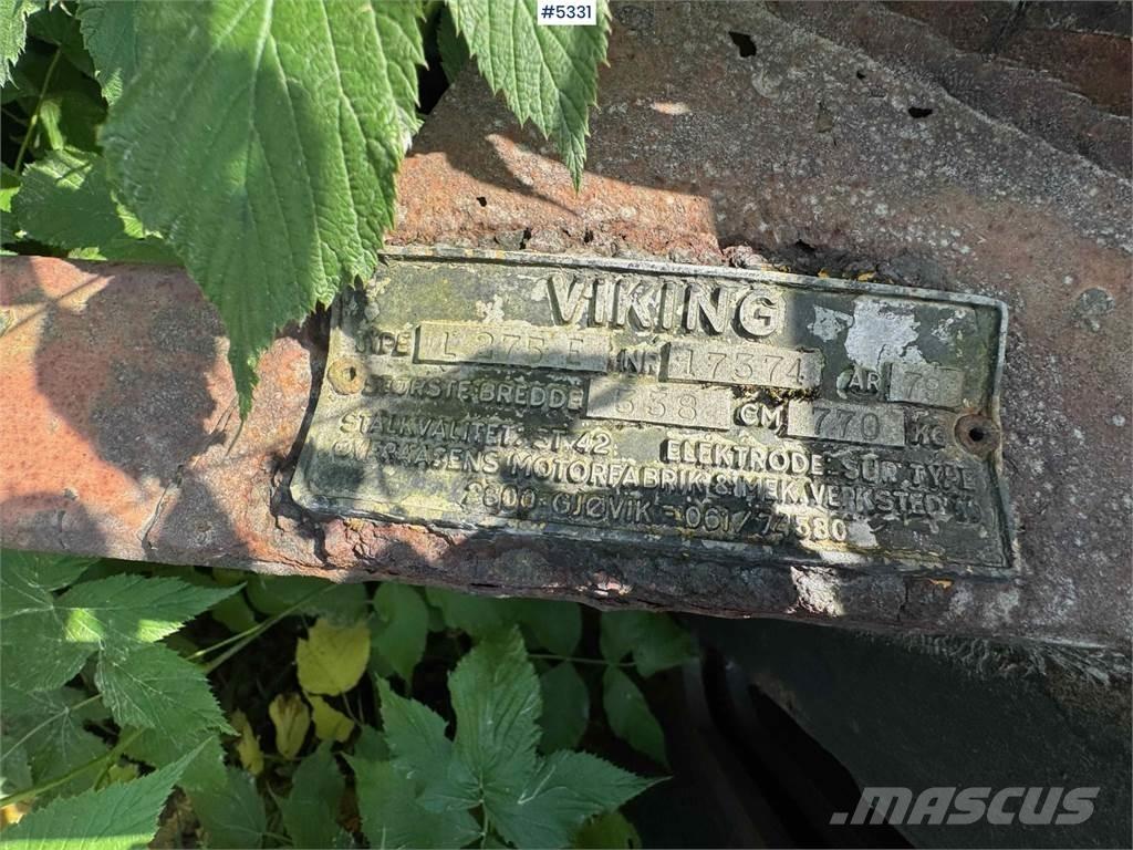Viking L275E スノーブレードとプラウ