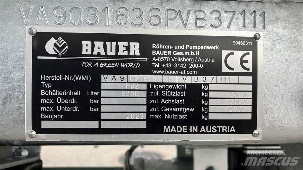 Bauer P 92 スラリータンカー