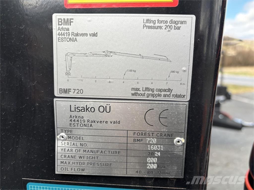 BMF 10T2+720 林業トレーラー