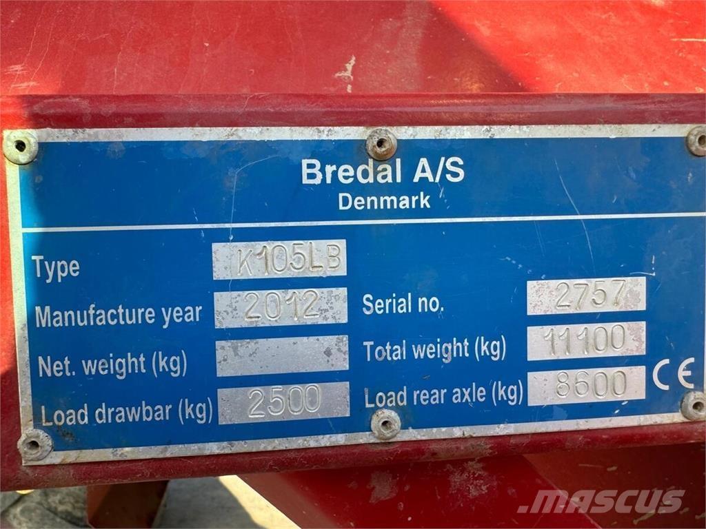 Bredal K105LB その他肥料用機材とアクセサリー・アタッチメント