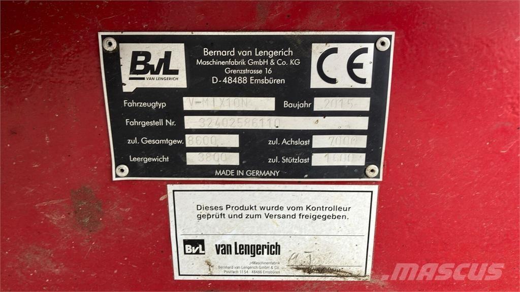 BvL V-MIX 10N 農業機械 -　その他