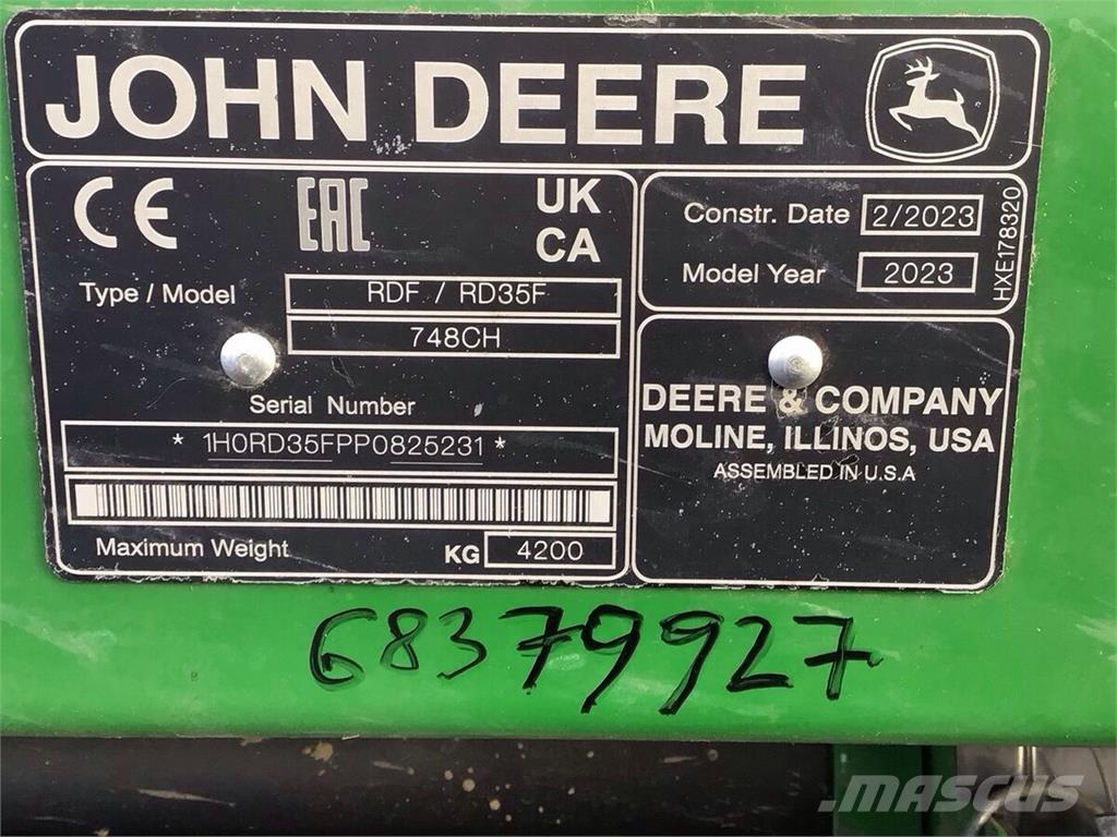John Deere S 780 コンバイン