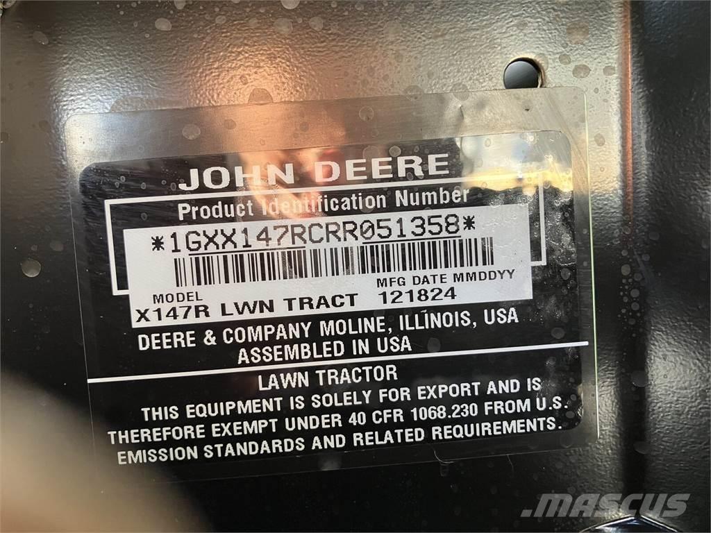 John Deere X 147R グランド整備機械-その他