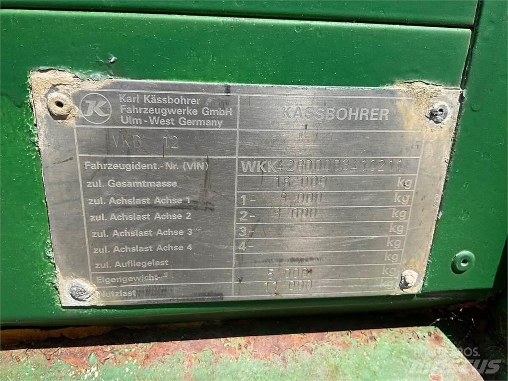 Kässbohrer VKD 12 ダンプトレーラー