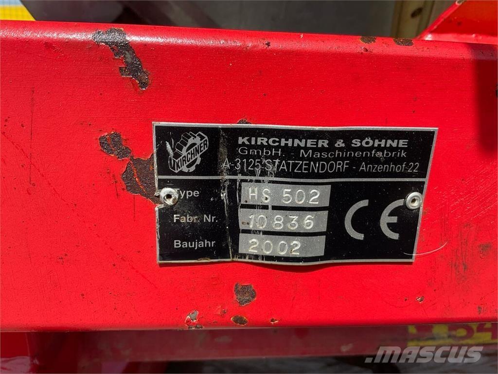 Kirchner HS502 その他肥料用機材とアクセサリー・アタッチメント