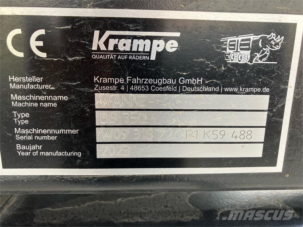 Krampe BigBody 750 ダンプトレーラー