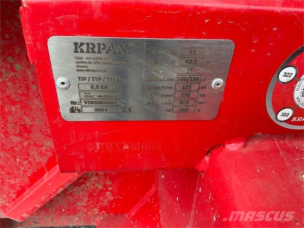 Krpan 8.5 EH ウインチ